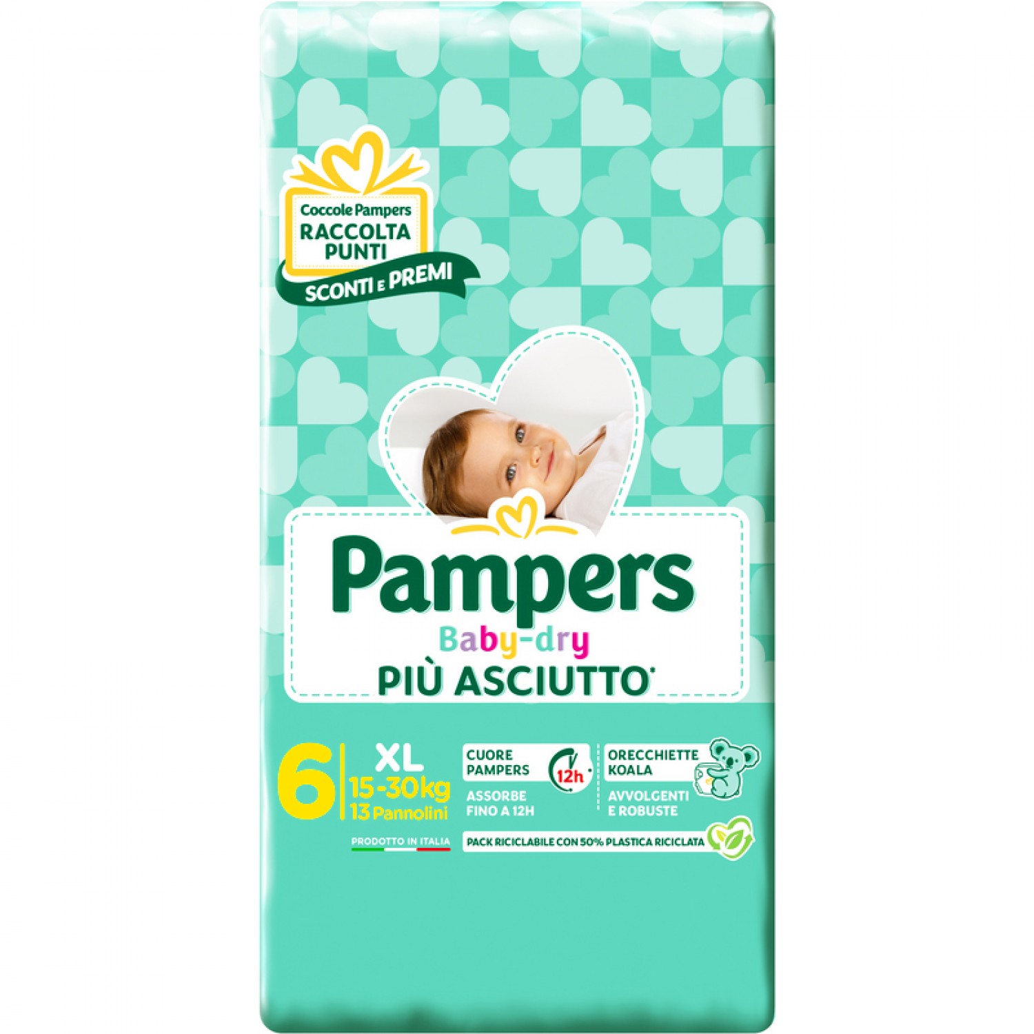 Pampers Baby Dry Windeln Extragroß Größe 6 15-30 kg 14 Stück von Pampers