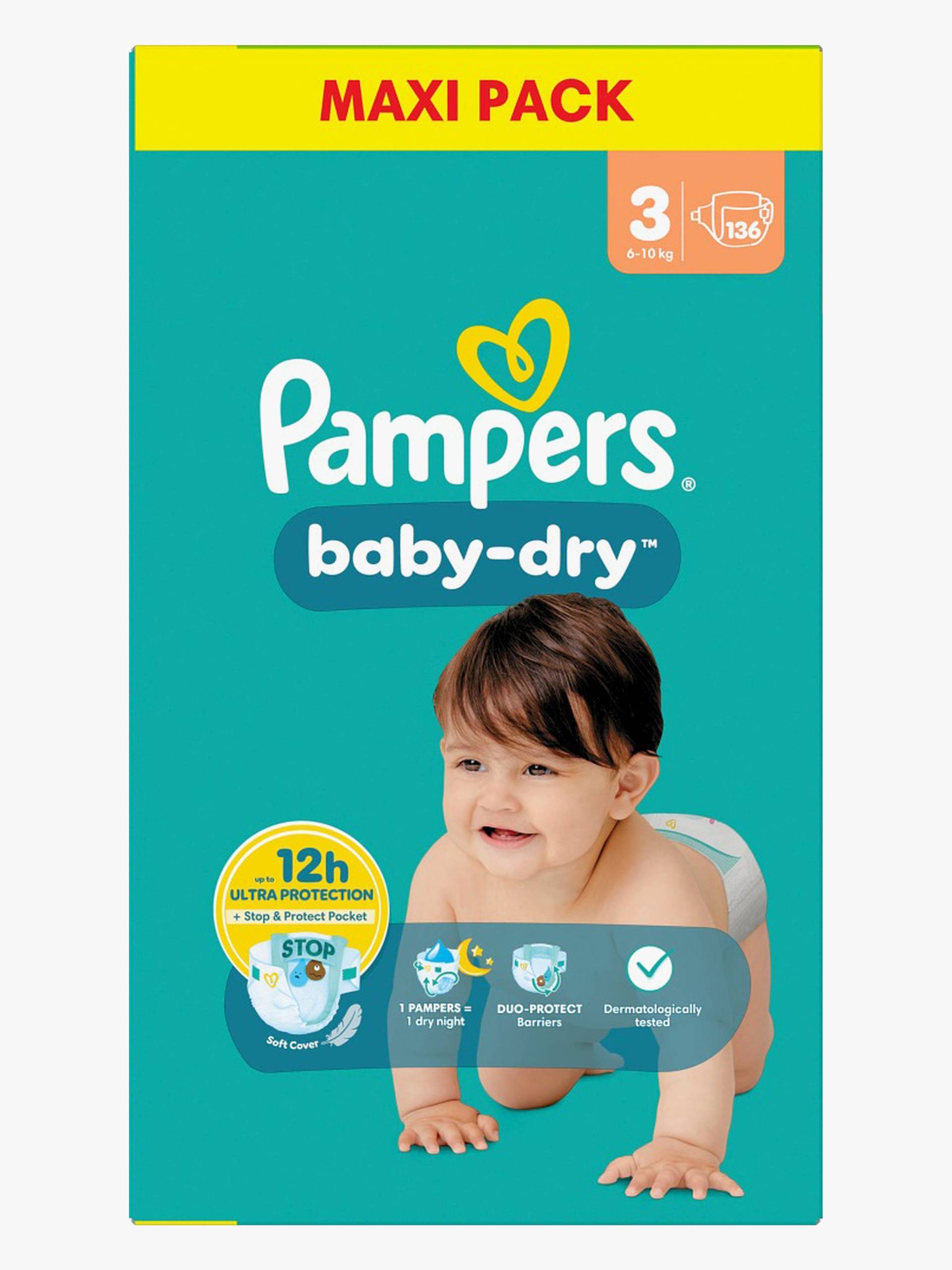 Pampers Baby Dry Windeln Größe 3 6-10 kg MB 136er-Pack Pampers Baby Dry Windeln Größe 3 6-10 kg MB 136er-Pack von Pampers