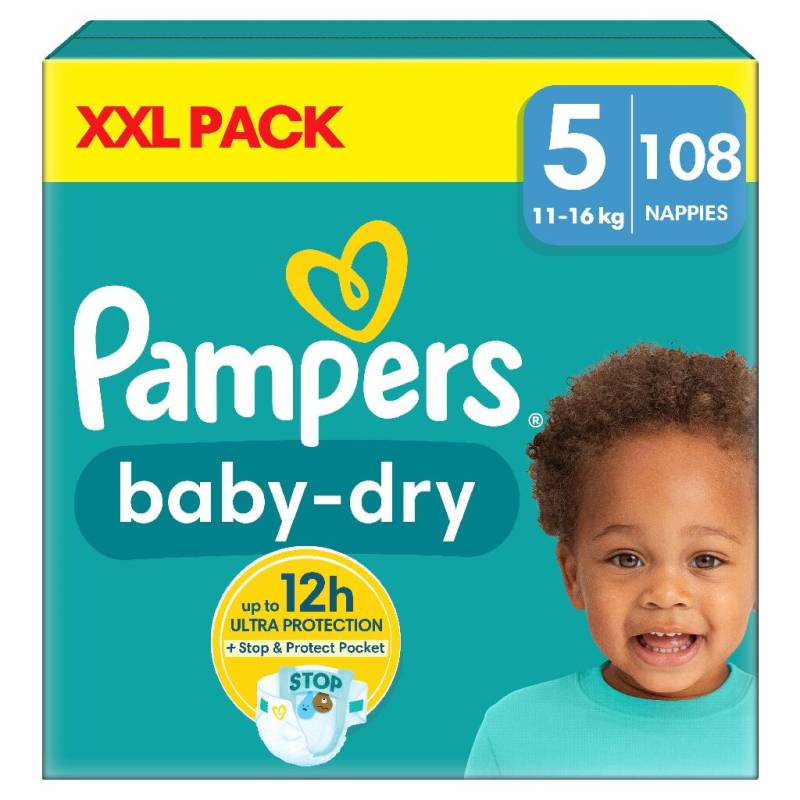 Pampers Baby Dry Windeln Größe 5 11-16 kg 108er-Pack von Pampers