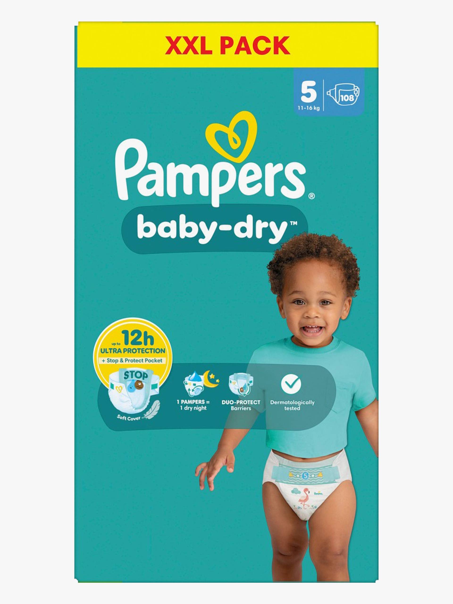 Pampers Baby Dry Windeln Größe 5 11-16 kg XXL 108er-Pack Pampers Baby Dry Windeln Größe 5 11-16 kg XXL 108er-Pack von Pampers