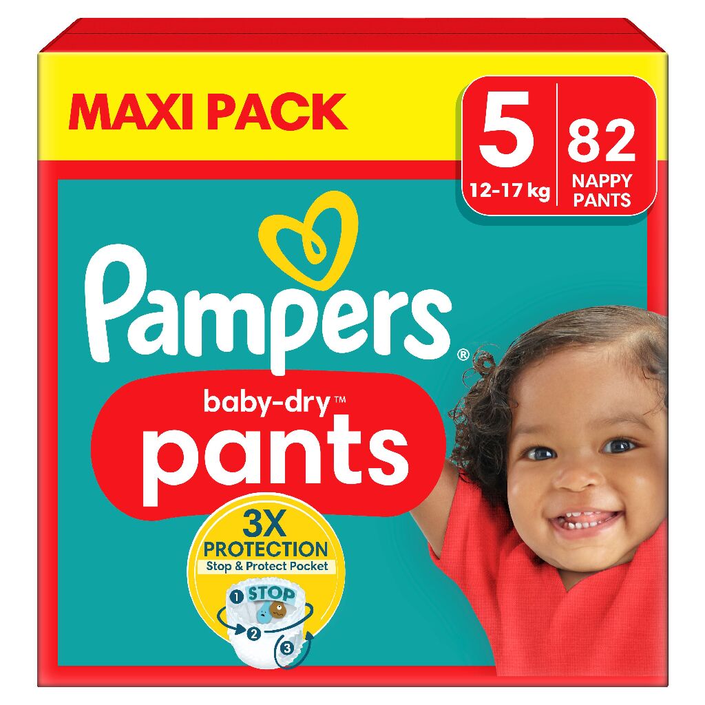 Pampers Baby Dry Windeln Größe 5 12-17 kg 82er-Pack von Pampers