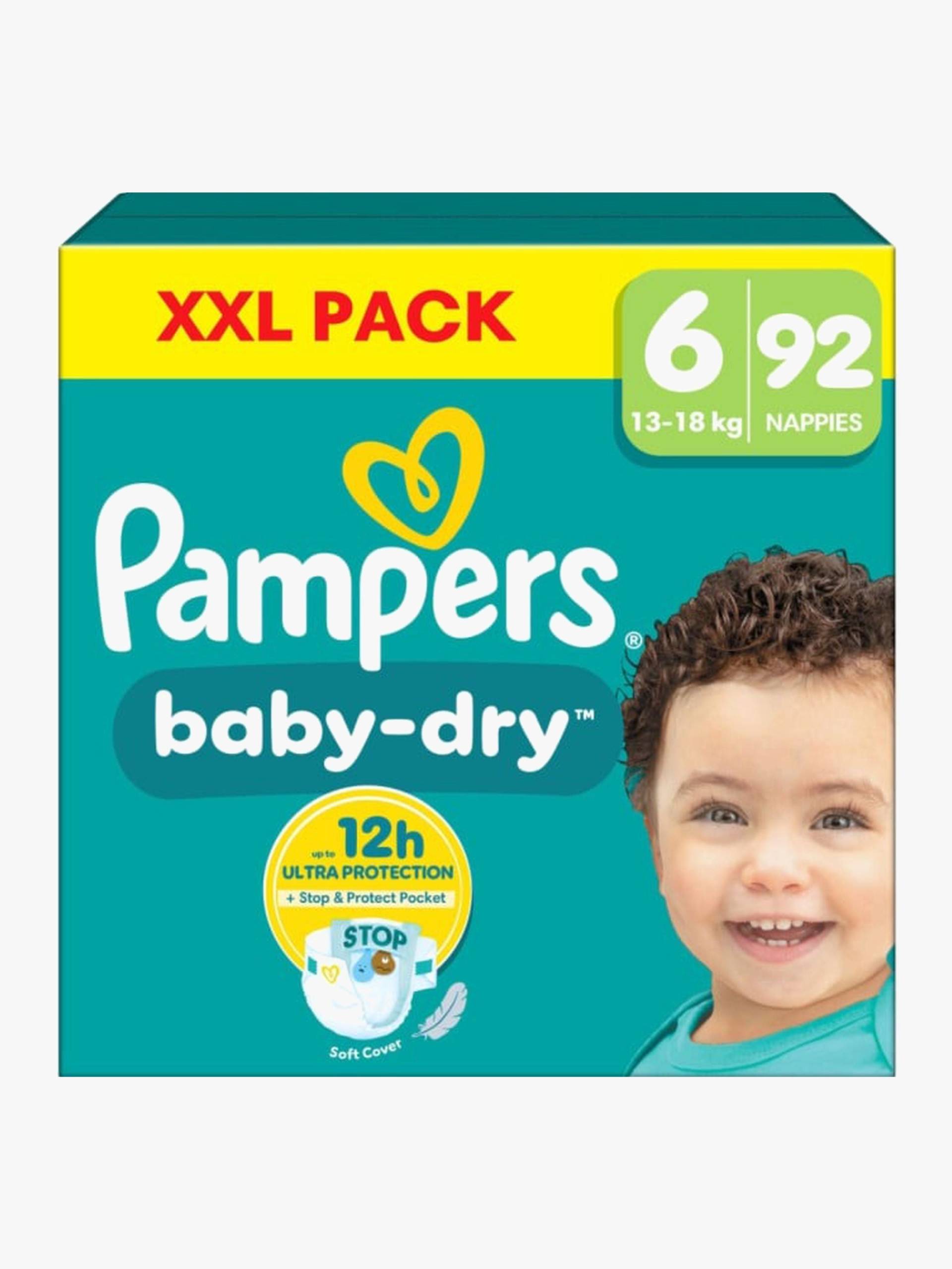 Pampers Baby Dry Windeln Größe 6 13-18 kg XXL 92er-Pack Pampers Baby Dry Windeln Größe 6 13-18 kg XXL 92er-Pack von Pampers
