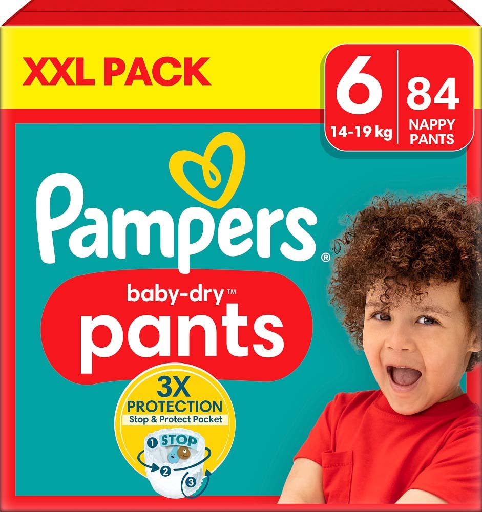 Pampers Baby Dry Windeln Größe 6 14-19 kg 84er-Pack von Pampers