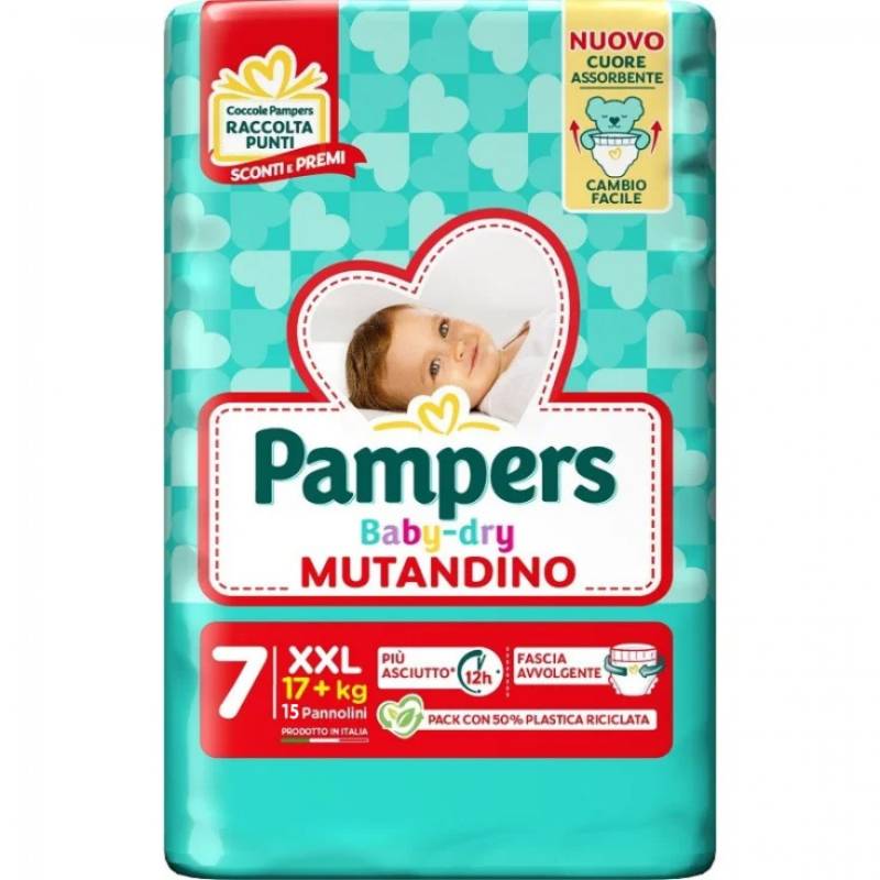 Pampers Baby Trockene Windeln Höschen Größe 7 (14 Stück) von Pampers