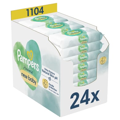 Pampers Feuchttücher Harmonie New Baby, 1.104 Tücher (24 x 46 Stk) von Pampers