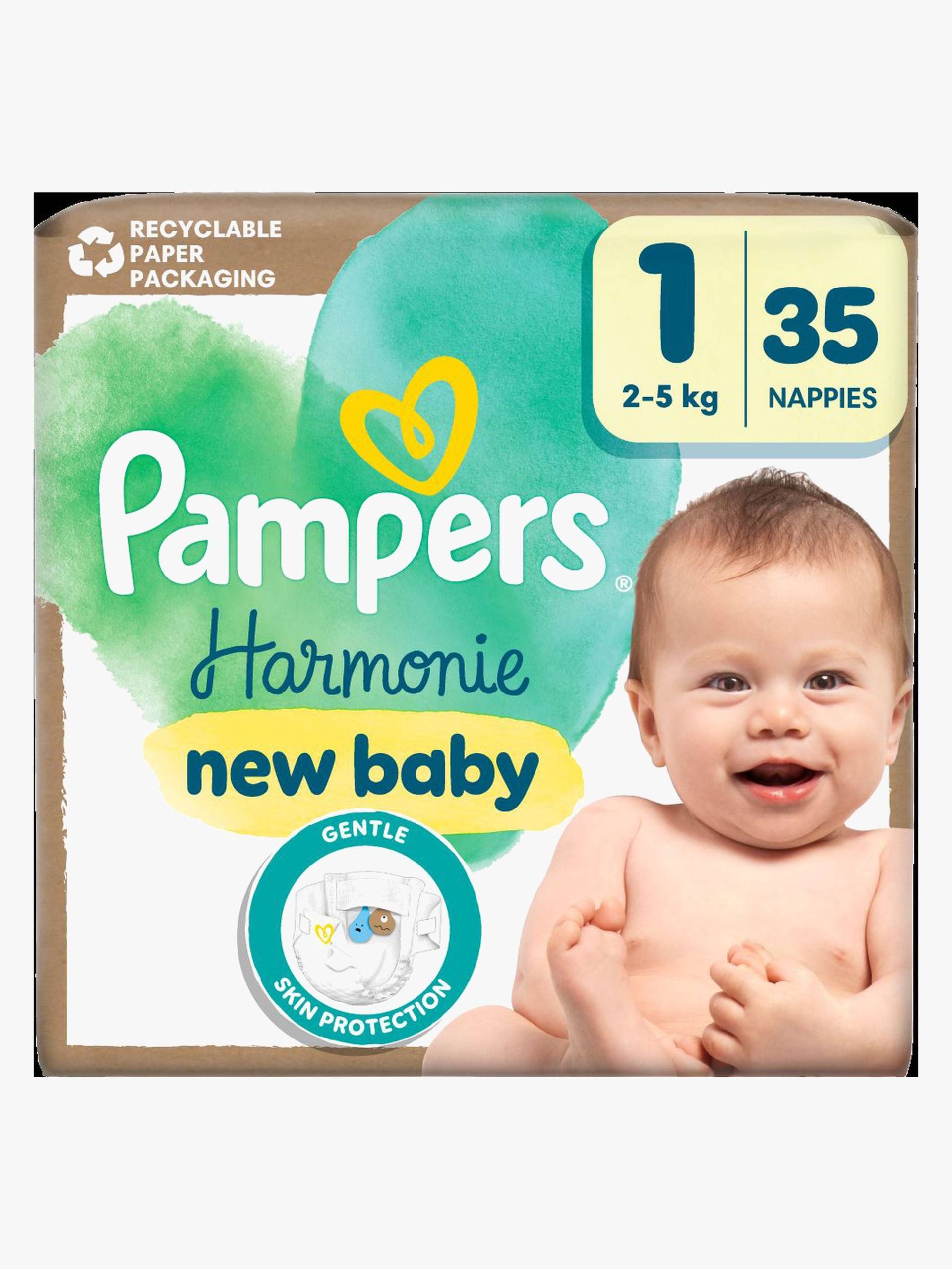 Pampers Harmonie New Baby Windeln Größe 1 2-5kg 35er-Pack Pampers Harmonie New Baby Windeln Größe 1 2-5kg 35er-Pack von Pampers