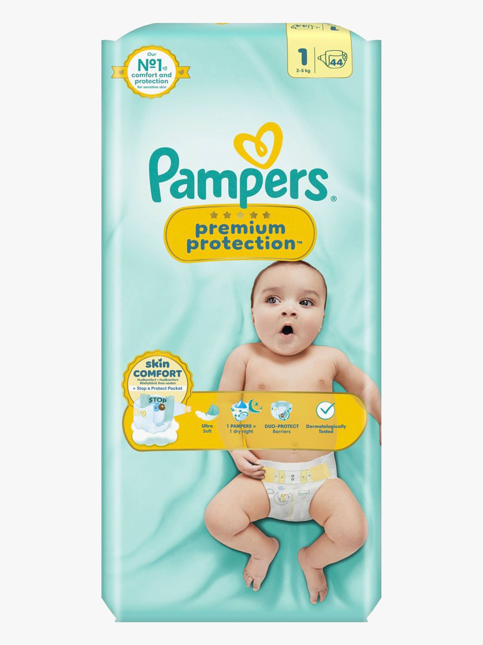 Pampers New Baby Windeln Größe 1 2-5 kg 44er-Pack Pampers New Baby Windeln Größe 1 2-5 kg 44er-Pack von Pampers