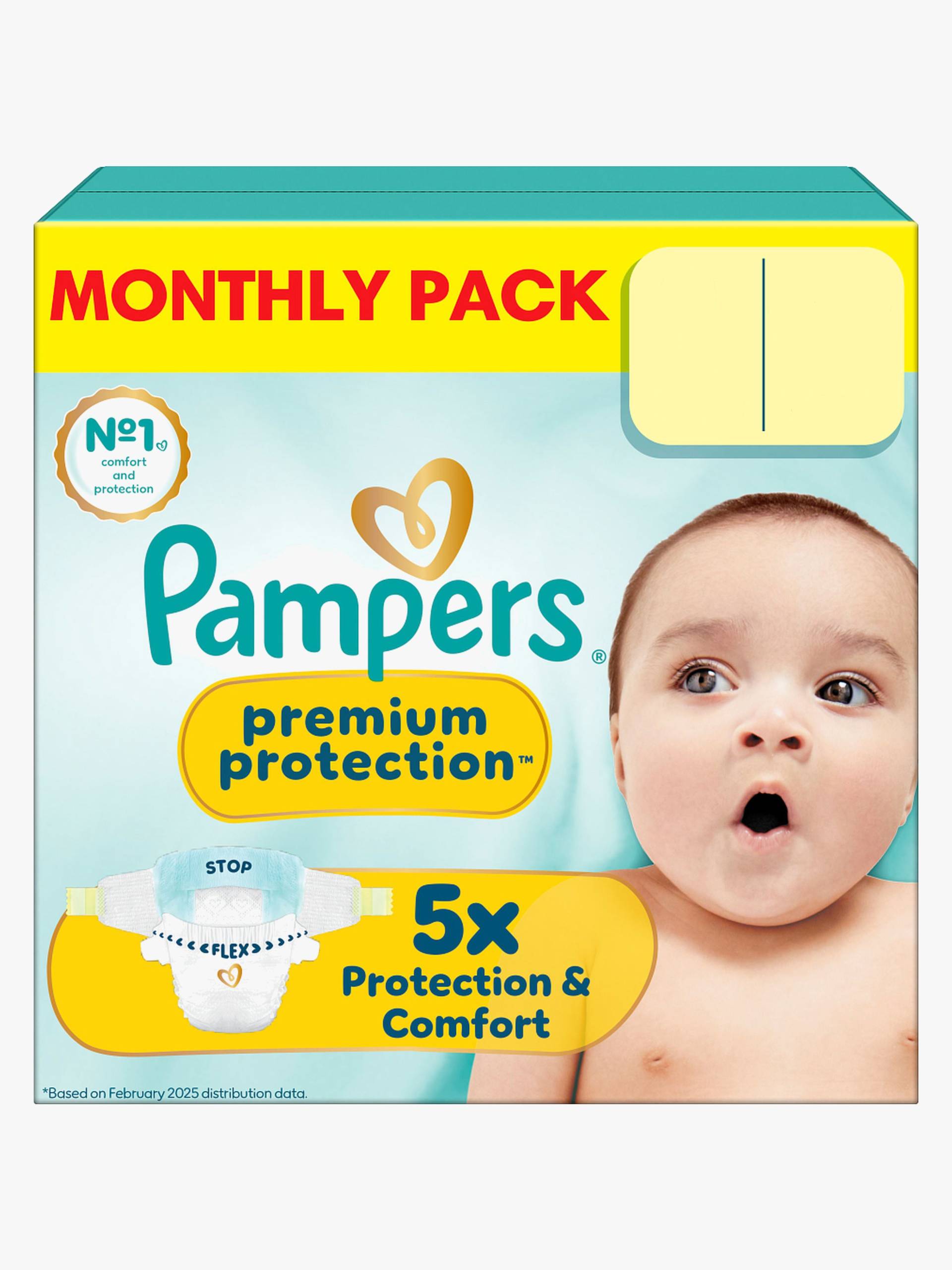 Pampers Premium Protection New Baby Windeln, 4-8 kg Pampers Premium Protection New Baby Windeln, 4-8 kg von Pampers
