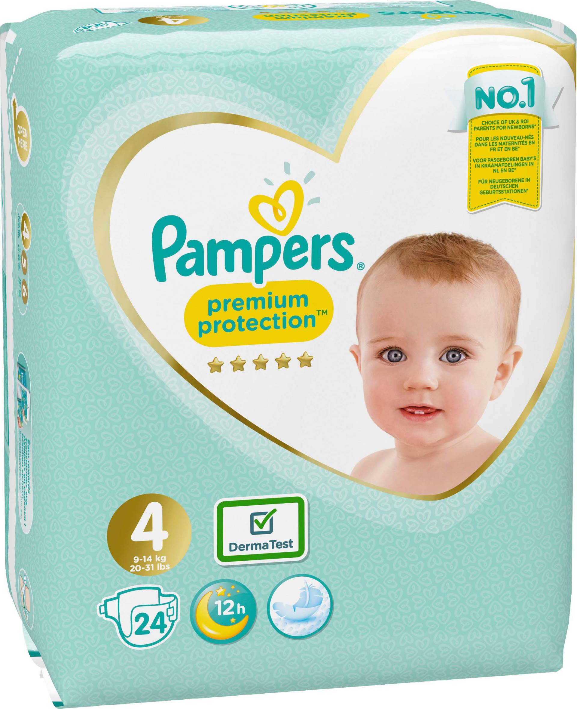 Pampers Premium Protection Windeln Größe 4 9- 14 kg 24er-Pack von Pampers