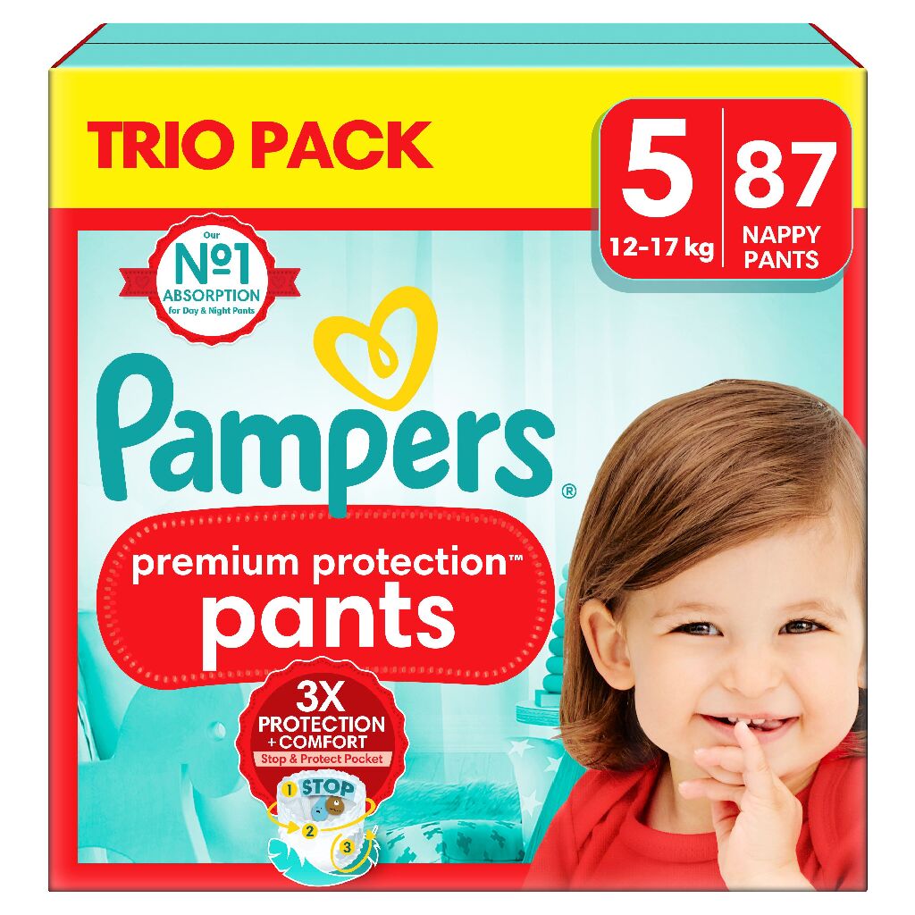 Pampers Premium Protection Windeln Größe 5 12-17 kg 87er-Pack von Pampers