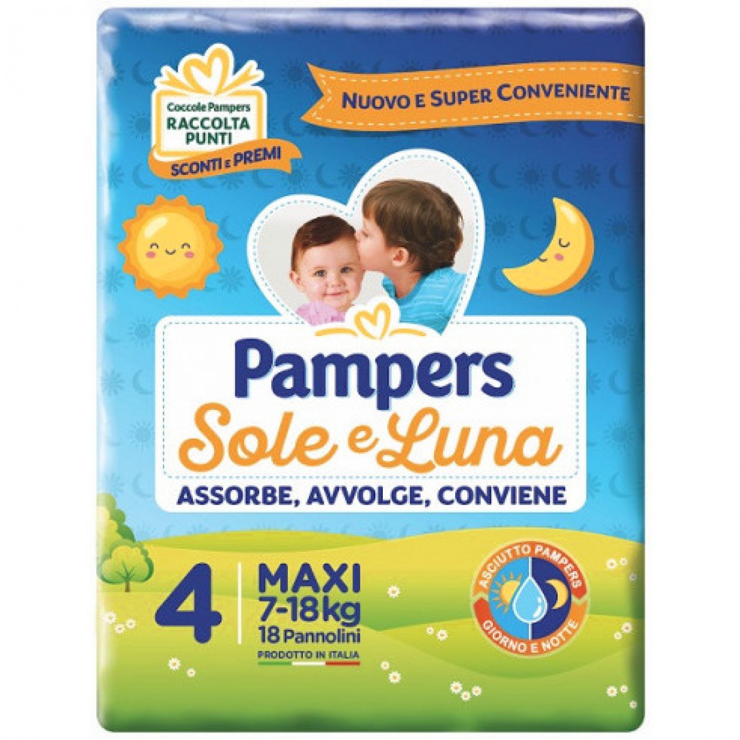 Pampers Sole und Luna 4 Windeln 18St von Pampers