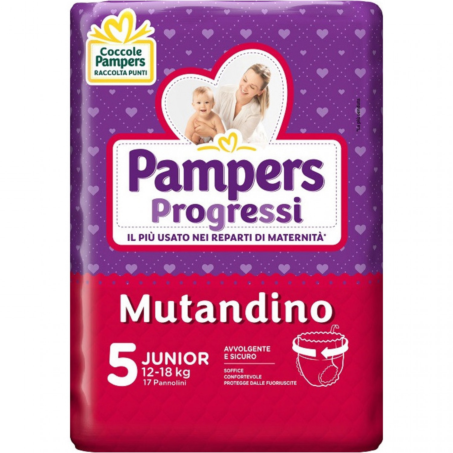 Windeln Progressi Panty 17 Größe 5 von Pampers