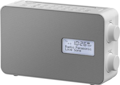 Panasonic RF-D30BTEG-W Küchenradio DAB+, UKW Bluetooth®, AUX Weckfunktion, spritzwassergeschützt von Panasonic