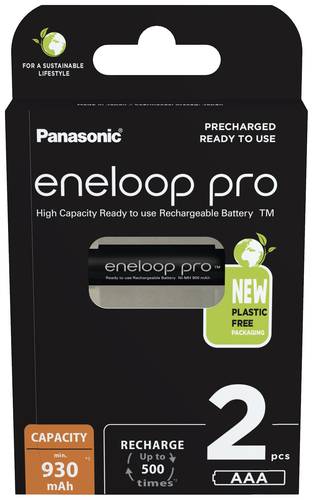 Eneloop pro HR03 Micro (AAA)-Akku NiMH 930 mAh 1.2V 2St. von eneloop