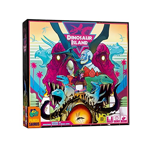 Pandasaurus Games Dinosaur Island Board Game, Strategy Game, Fun Dinosaur Themed Worker Placement Game for Adults and Kids, Ages 8+, 1-4 Players, Average Playtime 60-120 Minutes, Made von Pandasaurus Games