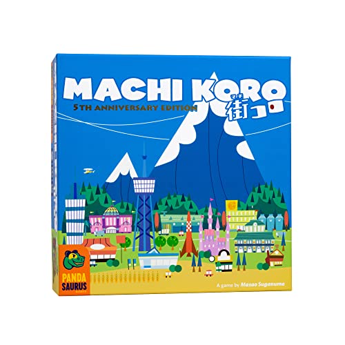 Pandasaurus Games PAN201821 Machi Koro 5th Anniversary Edition, Mixed Colours von Pandasaurus Games