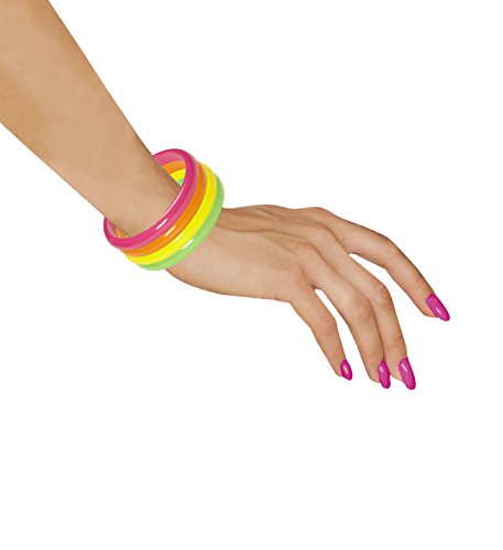 Panelize 80er Jahre Set Neon Armband Schmuck 4er Set super Farben neonfarben von Panelize