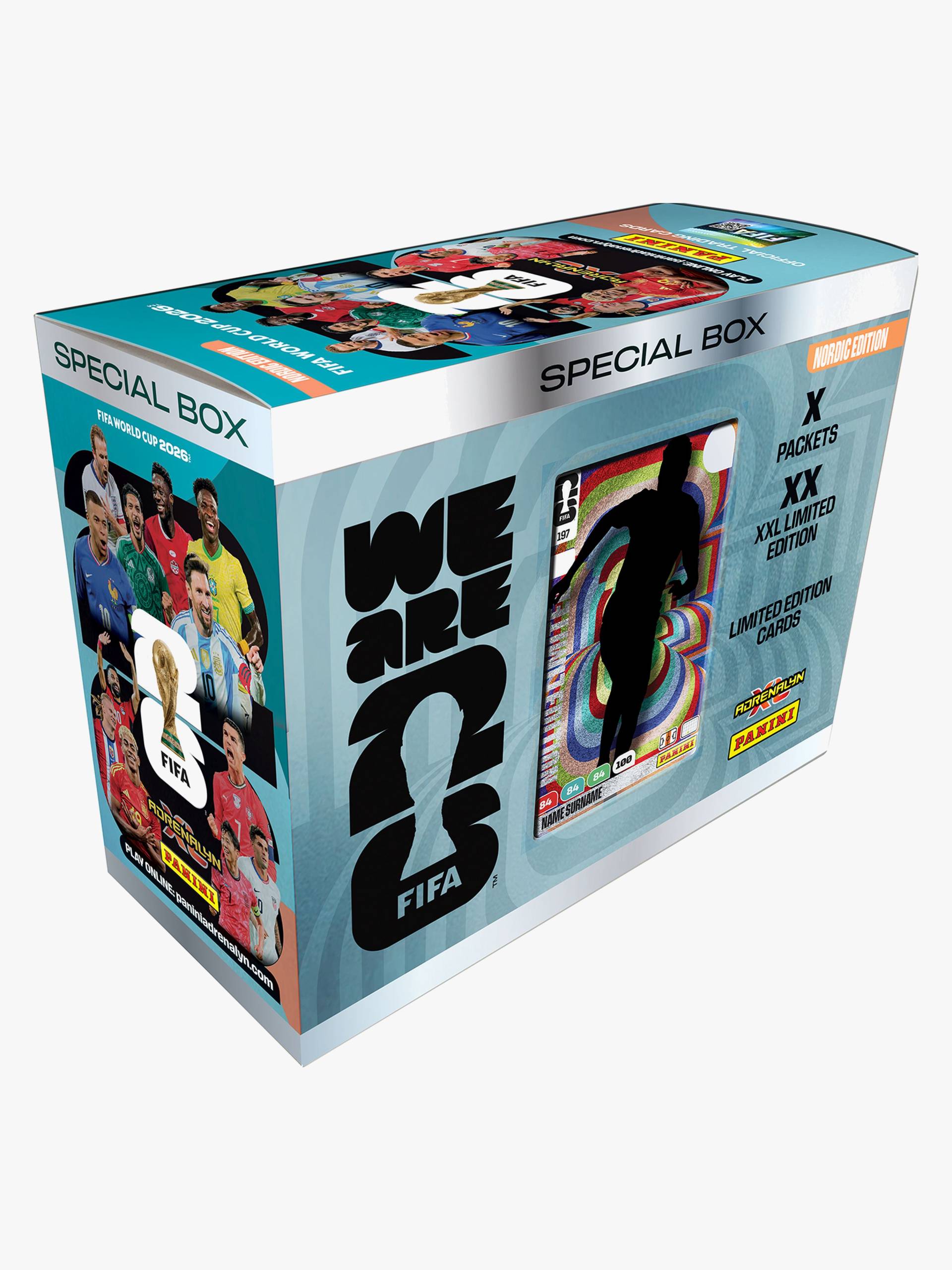Panini Adrenalyn XL FIFA World Cup 2026 Sammelkarten Gift Box Panini Adrenalyn XL FIFA World Cup 2026 Sammelkarten Gift Box von Panini Adrenalyn