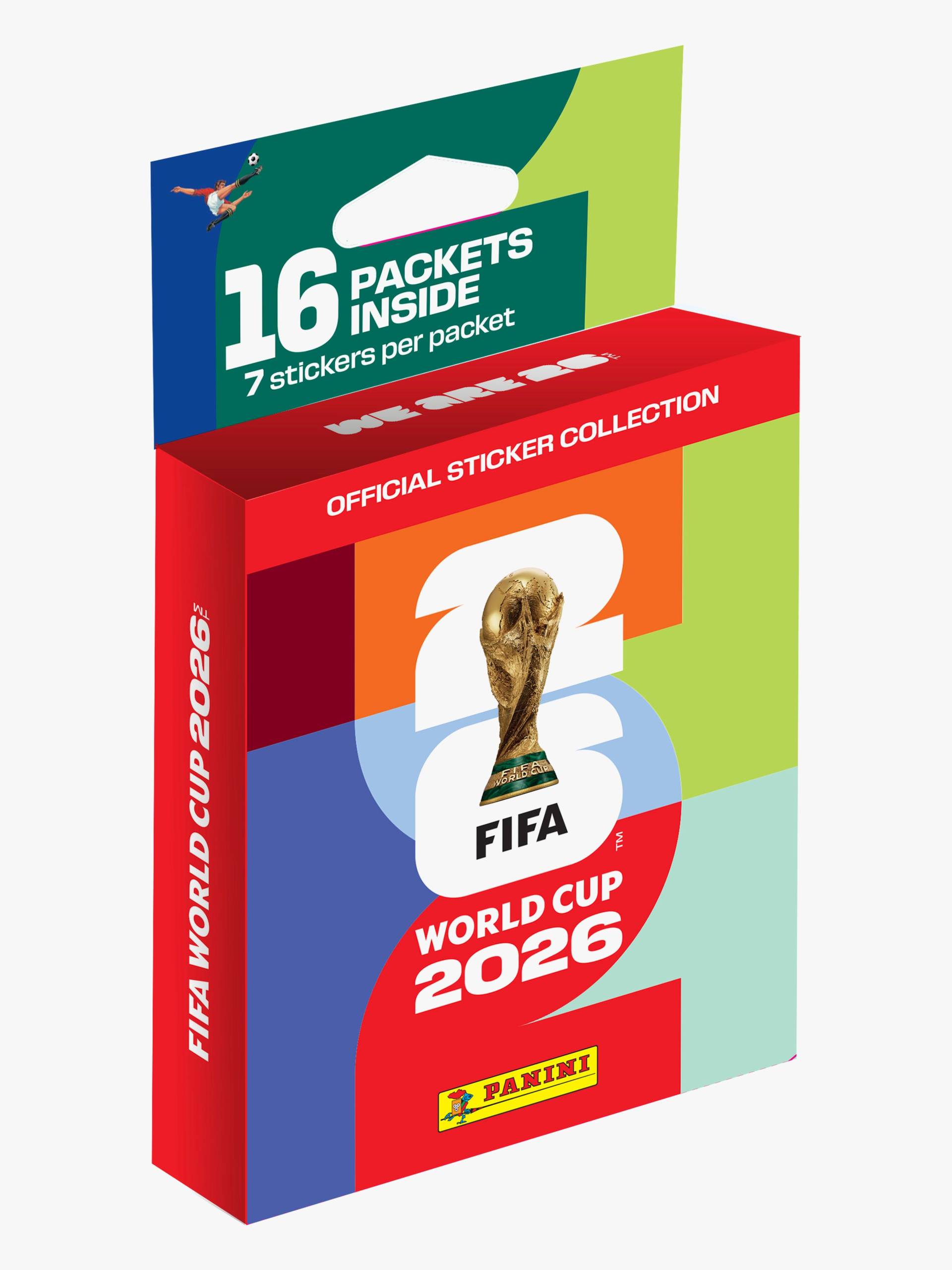 Panini FIFA World Cup 2026 Aufkleber Megaset 16er-Pack Panini FIFA World Cup 2026 Aufkleber Megaset 16er-Pack von Panini Adrenalyn