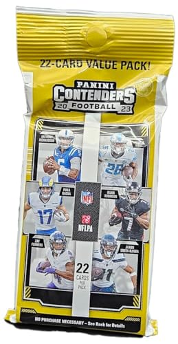 2023 Panini Contenders Fußballkarten, Jumbo-Vorteilspack, 22 Stück 2023 Panini Contenders Fußballkarten, Jumbo-Vorteilspack, 22 Stück von Panini