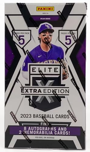 2023 Panini Elite, Extraausgabe, Baseball-Hobby-Sammelkartenbox von Panini