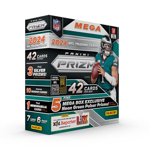 2024 Panini Prizm Fußball-Sammelkarten Mega-Box von Panini