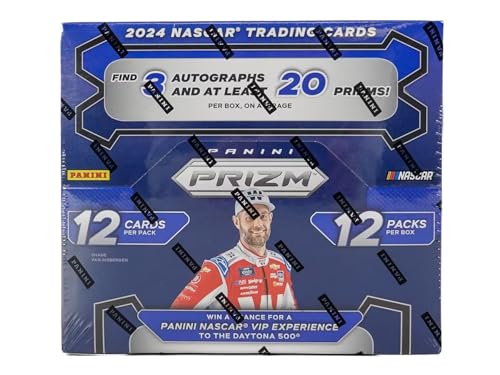 2024 Panini Prizm NASCAR Racing Hobby, Sammelkartenbox (3 Autogramme pro Box) von Panini