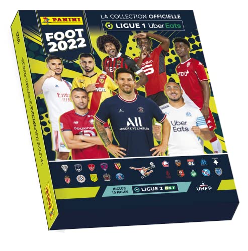 Panini Box 1 weiches Album + 31 Hüllen - Fußball-Sticker-Set für Kinder - Papierrechteckig - Indoor - Wand, Glas, Kunststoff von Panini