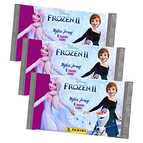 Disney Die Eiskönigin 2 - Karten Trading Cards - Frozen 2 Mythische Reise (2023) - 3 Booster Sammelkarten von Panini