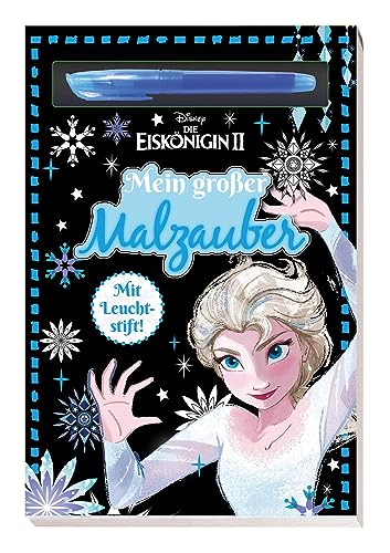 Disney Die Eiskönigin 2: Mein großer Malzauber: Block mit Leuchtstift von Panini