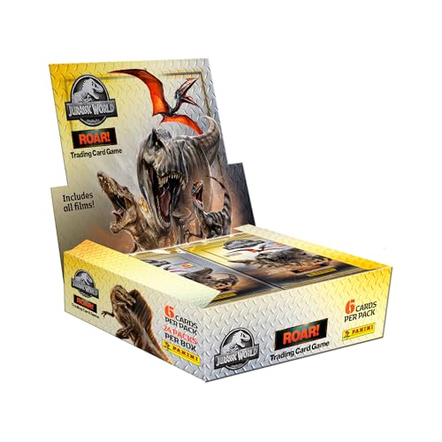 Jurassic World Sammelkarten-Kollektion, 24 Packungen Jurassic World Sammelkarten-Kollektion, 24 Packungen von Panini