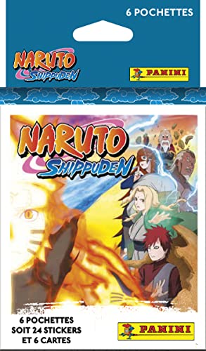 Naruto Shippuden Hüllen, 6 Stück von Panini