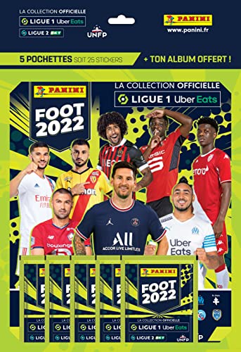 Panini - Foot 2024 Ligue 1 Uber Eats Coffret Album + 22 Pochettes