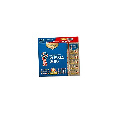 Panini WM Russia 2018 – Sticker – Starterset mit Album und 10 Tüten - deutsche Ausgabe von Panini