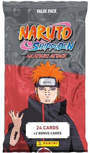 Panini 004629B26FP Naruto Shippuden Trading Cards 2 Fat Pack 24 Karten + 2 Bonuskarten von Panini