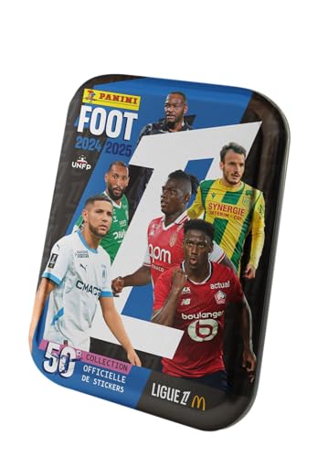 Panini 004842TINSF Foot 2024-2025 Ligue 1 McDonald's Blechdose 12 Taschen von Panini