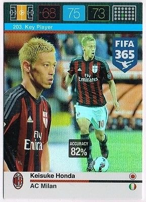 Panini Adrenalyn XL FIFA 365 Keisuke Honda Key Player Trading Card von Panini