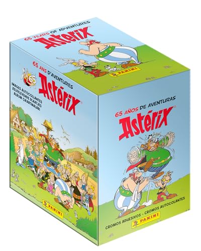 Panini Asterix 65EME Geburtstags-Box mit 36 Hüllen, 004879BOX36F von Panini