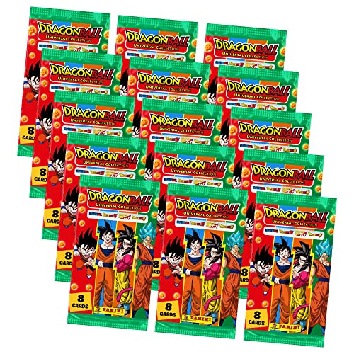 Panini Dragon Ball Karten Serie 2 - Universal Collection Trading Cards - Sammelkarten - 15 Booster von Panini