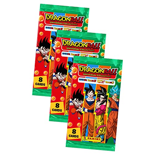 Panini Dragon Ball Karten Serie 2 - Universal Collection Trading Cards - Sammelkarten - 3 Booster von Panini