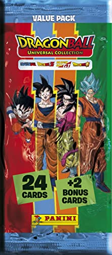 Panini Dragon Ball Universal Collection Trading Cards 24 Karten + 2 Bonuskarten von Panini