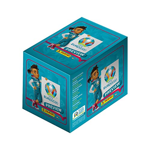 Panini EURO 2020 Preview, Sammelsticker Sonderkollektion, Display mit 60 Tütchen (300 Sticker) von Panini