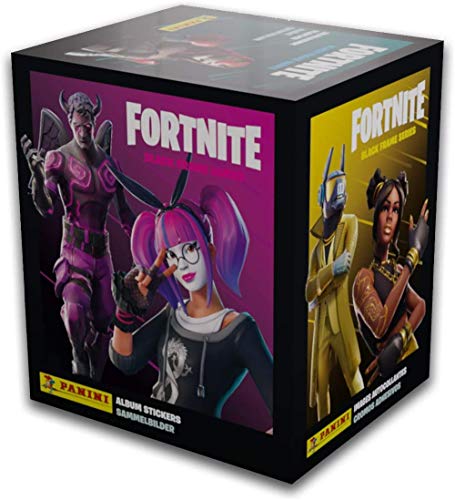 Panini Fortnite - Black Frame Series - Album Stickers - Display mit 36 Tüten - Sammelbilder von Panini