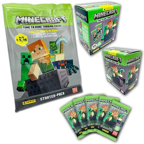 Panini Minecraft - Time to Mine Trading Cards - Mega Bundle von Panini