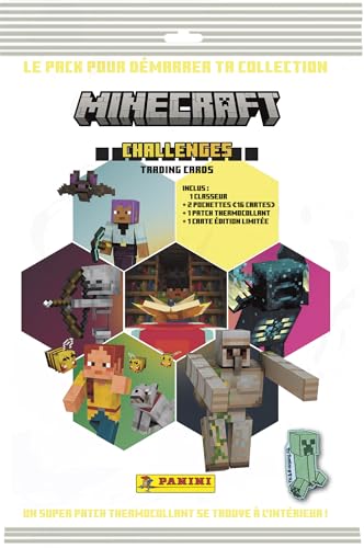 Panini Minecraft Trading Cards 4-Challenges Starter Pack 1 Ordner + 2 Hüllen + 1 Patch + 1 Karte Limited Edition 004874SPAFGD Panini Minecraft Trading Cards 4-Challenges Starter Pack 1 Ordner + 2 Hüllen + 1 Patch + 1 Karte Limited Edition 004874SPAFGD von Panini