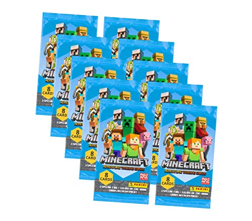 Panini Minecraft Trading Cards - Sammelkarten Adventure Serie 1 - Karten Auswahl (10 Booster) von Panini