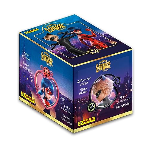 Panini Miraculous Le Film Box mit 36 Hüllen, 004476BOX36F von Panini