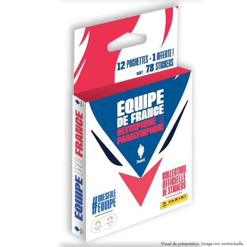 Panini Olympique & Paralympique Team de France 004885KBF13 Blisterverpackung 12 Hüllen + 1 gratis von Panini