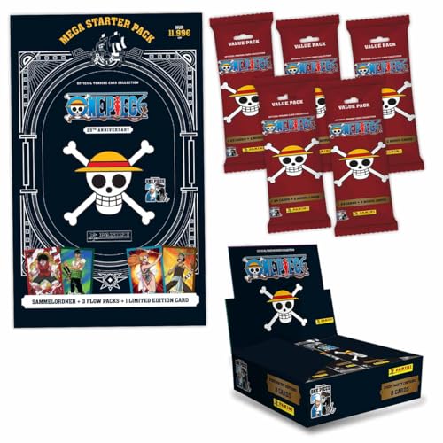 Panini One Piece 25th Anniversary Trading Cards (Strohhut-Bundle) von Panini