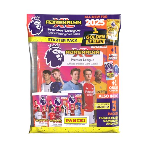 Panini Premier League 2024/25 Adrenalyn XL Starter Pack, gemischt von Panini